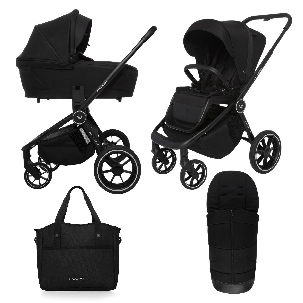 201-Duo-Muuvo-Quick-4.0-Classic Black-CARRO-CARRITO-BEBE-OFERTA