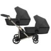 carritosdebebe.com-Junama-gemelar-Brav dúo-chasis-champagne-Grafito