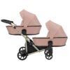 carritosdebebe.com-Junama-gemelar-Brav dúo-chasis-champagne-Rosa