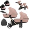carritosdebebe.com-Junama-gemelar-Brav dúo-chasis-champagne-Rosa (3)