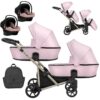 carritosdebebe.com-Junama-gemelar-Brav dúo-chasis-champagne-Rosa-eco (1)