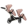 carritosdebebe.com-Junama-gemelar-Brav dúo-chasis-champagne-Rosa1