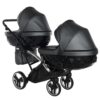 Carrito Bebé Gemelar Fluo V3 Slim - GRIS PLATA (5)