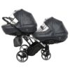 Carrito Bebé Gemelar Fluo V3 Slim - GRIS PLATA (9)
