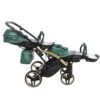 Carrito Bebé Gemelar Fluo V3 Slim - Junama verde y dorado (13)