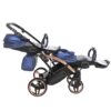 Carrito Bebé Gemelar Fluo V3 Slim - azul y cobre (18)