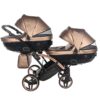Carrito Bebé Gemelar Fluo V3 Slim - marron y cobre (15)