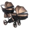 Carrito Bebé Gemelar Fluo V3 Slim - marron y cobre (16)