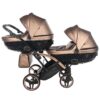 Carrito Bebé Gemelar Fluo V3 Slim - marron y cobre (17)