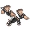 Carrito Bebé Gemelar Fluo V3 Slim - marron y cobre (20)