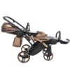 Carrito Bebé Gemelar Fluo V3 Slim - marron y cobre (3)