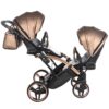 Carrito Bebé Gemelar Fluo V3 Slim - marron y cobre (7)