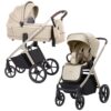Cochecito de bebé 2 en 1 CARRELLO Vector Seashell Beige (2)