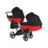 carritosdebebes.com-Junama-S-Line-Gemelar-Slim-Negro-Rojo (11)