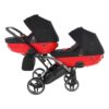 carritosdebebes.com-Junama-S-Line-Gemelar-Slim-Negro-Rojo (6)