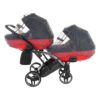 carritosdebebes.com-Junama-S-Line-Gemelar-Slim-Negro-Rojo (9)