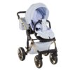 Carrito Bebé Enzo 2o3 en 1 Junama- AZUL Y ORO - CARRITOSDEBEBES.COM (4)