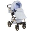 Carrito Bebé Enzo 2o3 en 1 Junama- AZUL Y ORO - CARRITOSDEBEBES.COM (5)