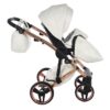 Carrito Bebé Fluo V3 Glossy 2o3 en 1 Junama- blanco y COBRE - CARRITOSDEBEBES.COM (6)