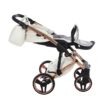 Carrito Bebé Fluo V3 Glossy 2o3 en 1 Junama- blanco y COBRE - CARRITOSDEBEBES.COM (7)