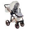 Carrito Bebé Fluo V3 Glossy 2o3 en 1 Junama- blanco y COBRE - CARRITOSDEBEBES.COM (8)