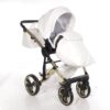 Carrito Bebé Fluo V3 Glossy 2o3 en 1 Junama- blanco y ORO - CARRITOSDEBEBES.COM (7)