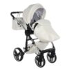 Carrito Bebé Fluo V3 Glossy 2o3 en 1 Junama- blanco y plata - CARRITOSDEBEBES.COM (10)