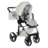 Carrito Bebé Fluo V3 Glossy 2o3 en 1 Junama- blanco y plata - CARRITOSDEBEBES.COM (11)