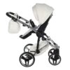 Carrito Bebé Fluo V3 Glossy 2o3 en 1 Junama- blanco y plata - CARRITOSDEBEBES.COM (5)