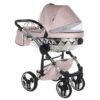 Carrito Bebé Fluo V3 Line Diamond Mirror Junama - ROSA - CARRITOSDEBEBES.COM (1)
