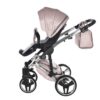 Carrito Bebé Fluo V3 Line Diamond Mirror Junama - ROSA - CARRITOSDEBEBES.COM (2)