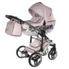 Carrito Bebé Fluo V3 Line Diamond Mirror Junama - ROSA - CARRITOSDEBEBES.COM