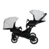 Cochecito Gemelar Booster Light de Kunert - gris y negro (1)