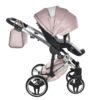 Cochecito para bebé JUNAMA Fluo V3 09 Rosa Con Base Diamond Blanco - CARRITOSDEBEBES.COM (5)