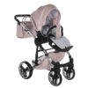 Cochecito para bebé JUNAMA Fluo V3 09 Rosa Con Base Diamond Blanco - CARRITOSDEBEBES.COM (6)