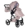 Cochecito para bebé JUNAMA Fluo V3 09 Rosa Con Base Diamond Blanco - CARRITOSDEBEBES.COM (7)