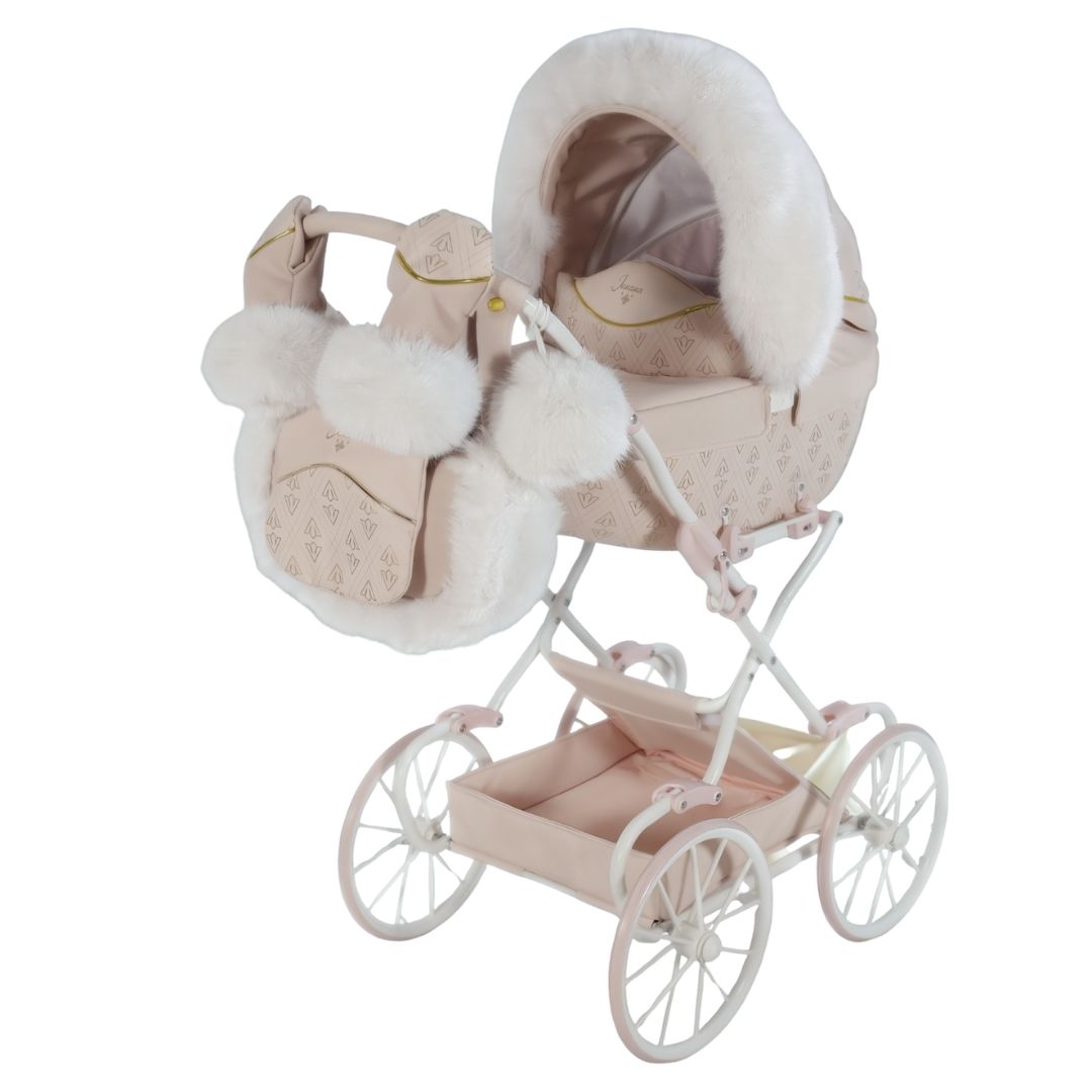 Carrito de muñecas Junama Art Deco Mini Blanco