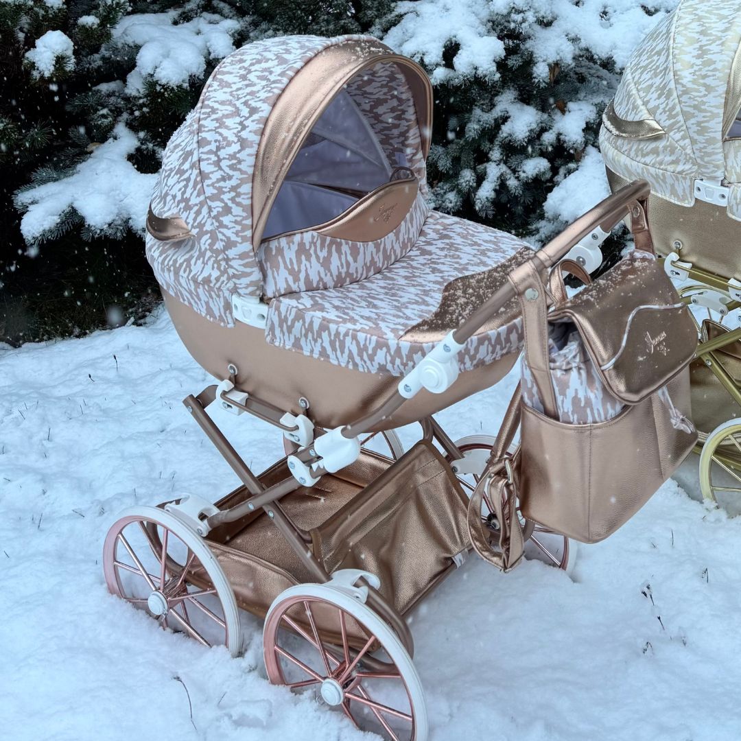 Carrito de muñecas Junama Zebra Rosa