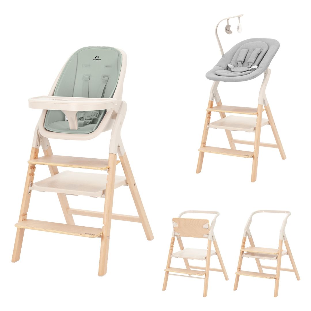 Tumbona, trona, silla y torre de aprendizaje Carrello Ergo