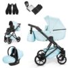 _Carrito-de-bebe-harmony-MOMO-2o3-en-1-Ecopiel azul-y-chasis-negro-carritosdebebes.com