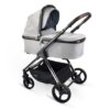 Carritosdebebés.com - iBebe-Ice-cromado-gris iBebe Ice cromado y gris capazo ergonómico y funcional