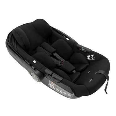 silla coche cruzi kunert negro con capota ajustable