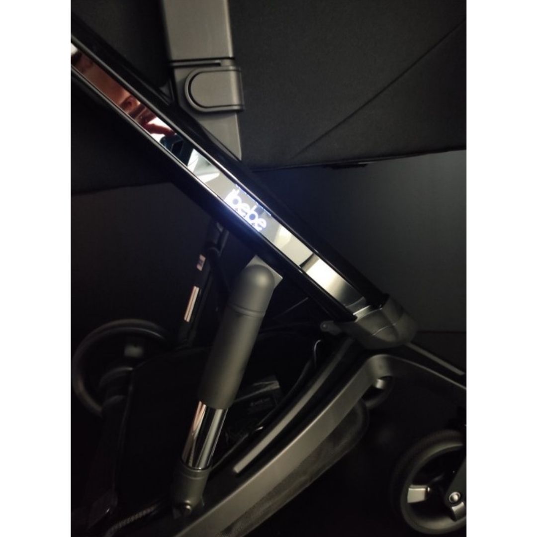 Carrito de bebé eléctrico ibebe Drive con sistema de frenado inteligente luz led