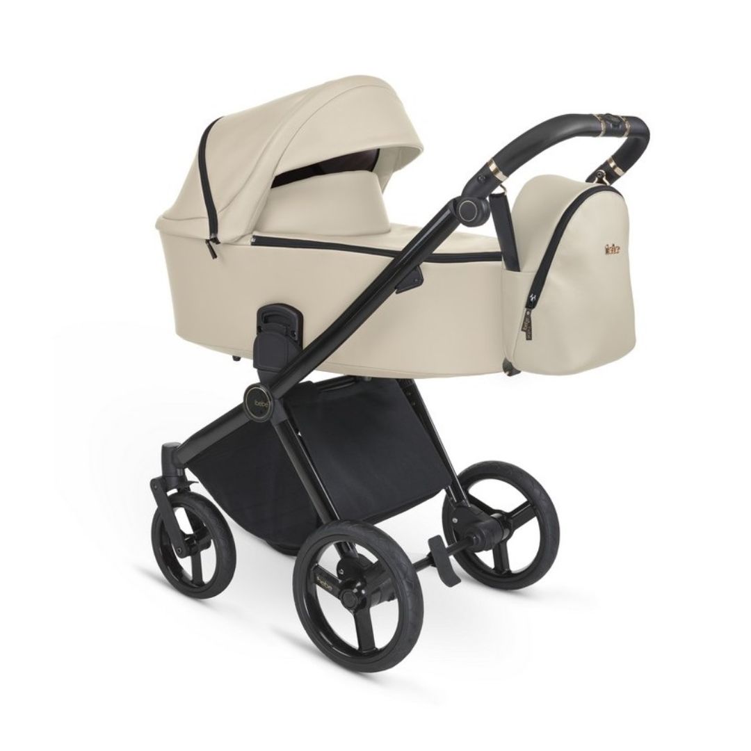 iBebe Gloss eco beige capazo para recién nacido hasta 9kg y silla de paseo hasta 22kg con saco de dormir comodidad absoluta y funcionalidad diseño cautivador