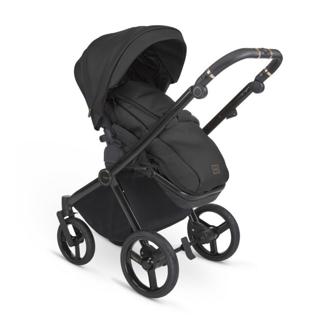 iBebe-Gloss-eco-negro - carritosdebebes.com (2) iBebe Gloss eco negro silla de paseo hasta 22kg con saco de dormir comodidad absoluta y funcionalidad diseño cautivador