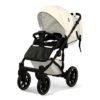 Carrito de bebé ultra MOMMO 2o3 en 1 Ecopiel - blanco - carritosdebebes.com (2)