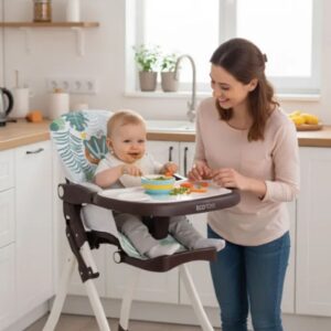 silla plegable para comer de bebé ecotoys 