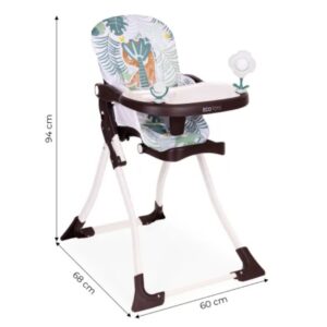 silla plegable para comer de bebé ecotoys medidas