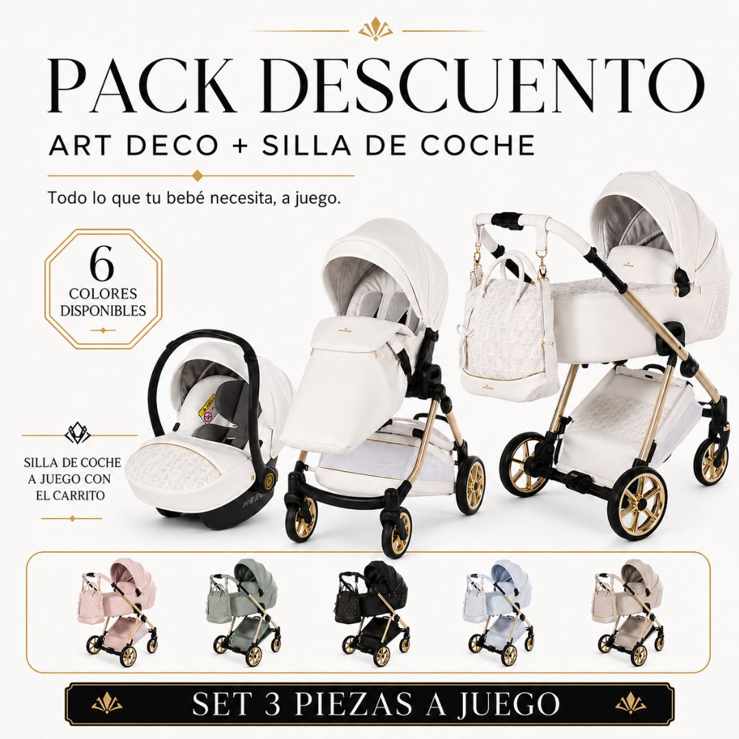 PACK LIMITADO 3 PIEZAS ARTDECO JUNAMA