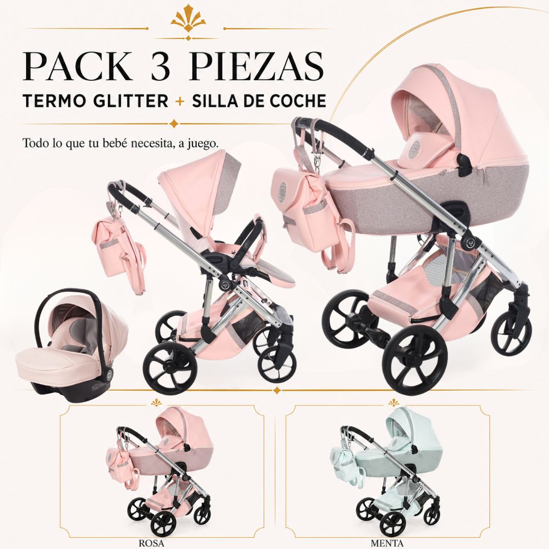 PACK LIMITADO 3 PIEZAS JUNAMA Termo Glitter V3 Polipiel